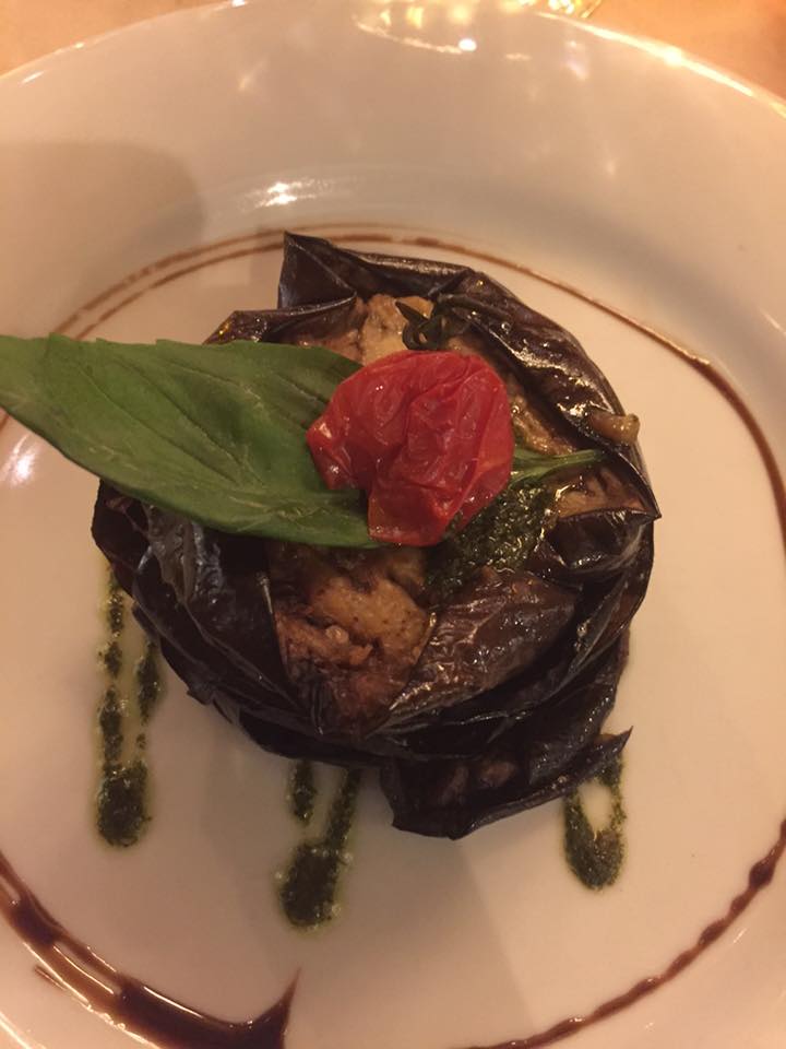 Restaurant Pasco millefeuille of eggplant
