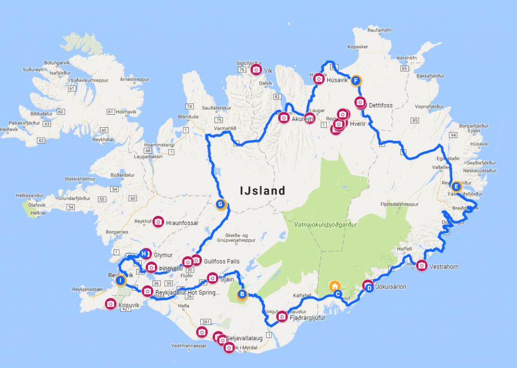 iceland itinerary