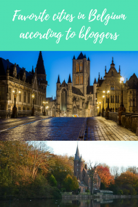favorite cities in Belgium according to bloggers